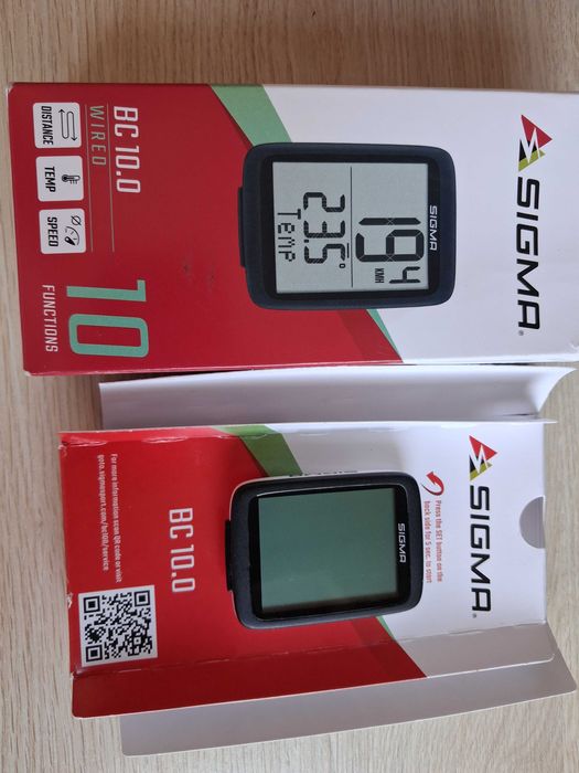 Licznik Sigma BC 10.0 używany sam licznik uszkodzony rowerowy