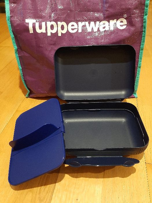 Lancheira Blue Jeans Tupperware (ed. limitada)