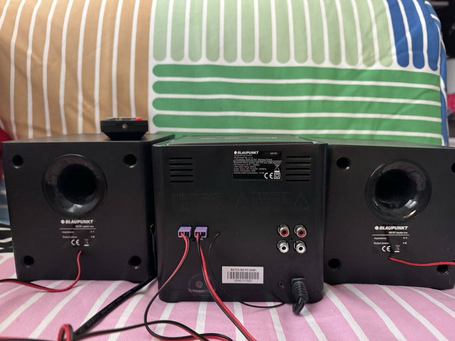 Wieża blaupunkt bluetooth/usb/cd/radio