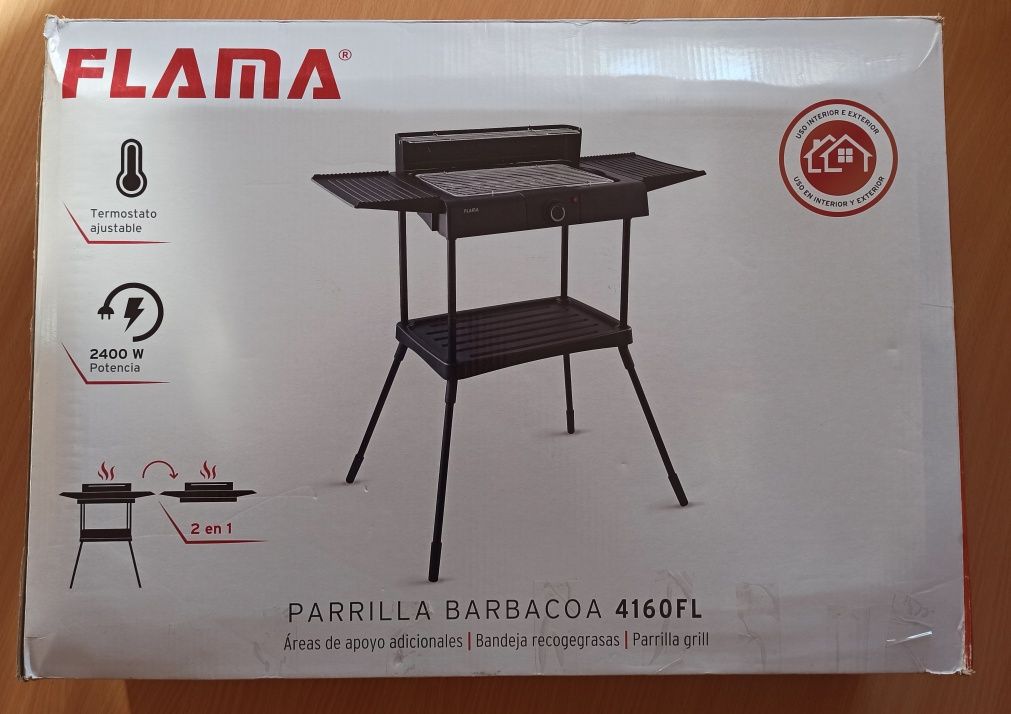 Grelhador FLAMA com pés