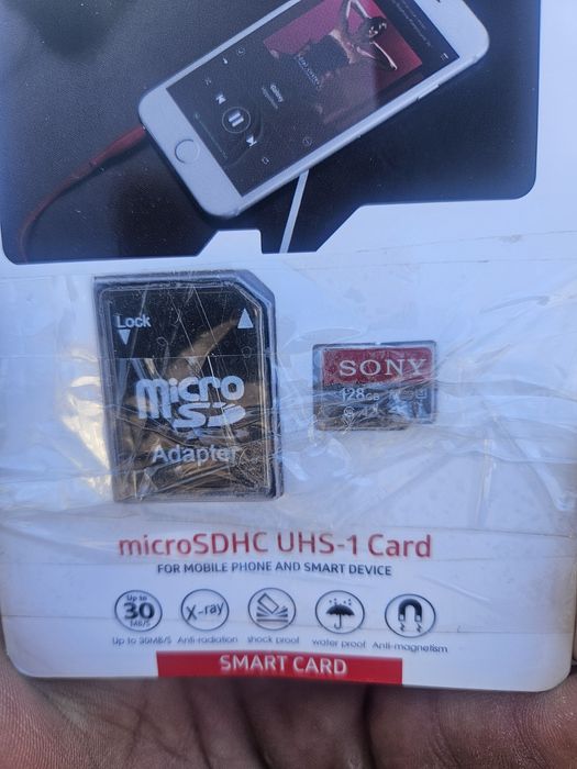Карта пам'яті micro sd Sony 128gb швидка
