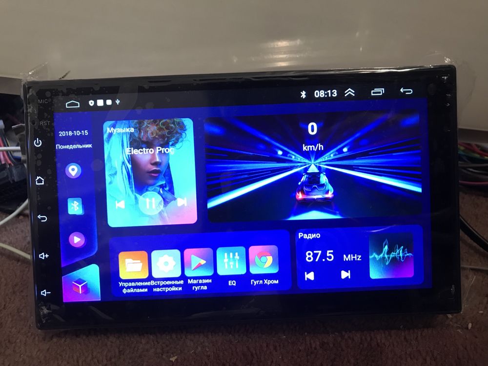 Магнітола 2дін Android 12 2GB/32Gb Carplay USB GPS WiFi 7 IPS