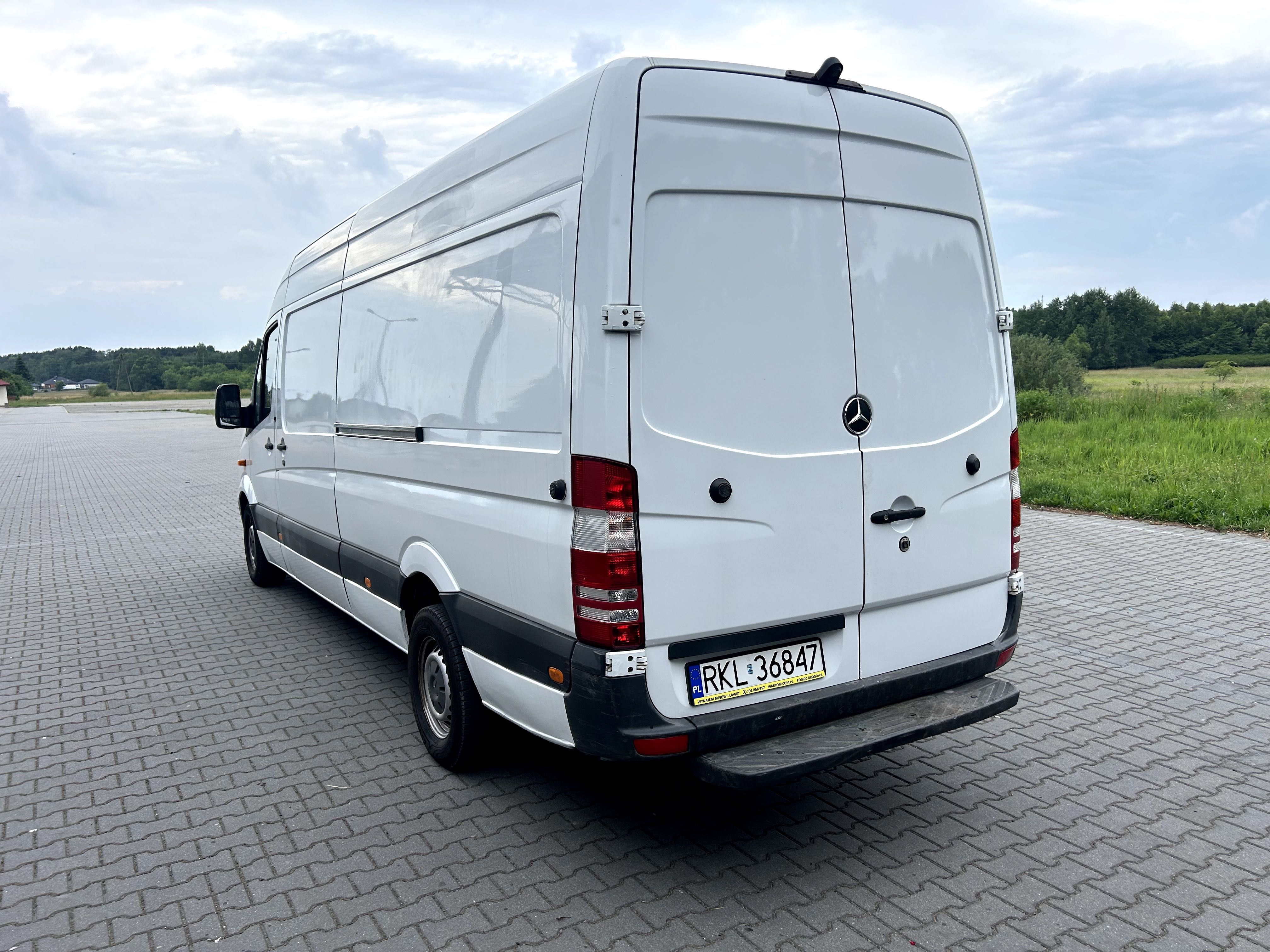 WYNAJEM Busa 3 os. Blaszak 4,2m Mercedes Sprinter 906 Max 2.2 CDI