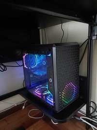 Desktop Gaming ATX Cooler Master Masterbox Q500L + monitor LG 34"