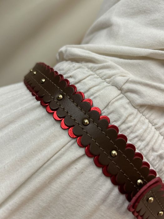 Pasek skórzany w stylu vintage premium