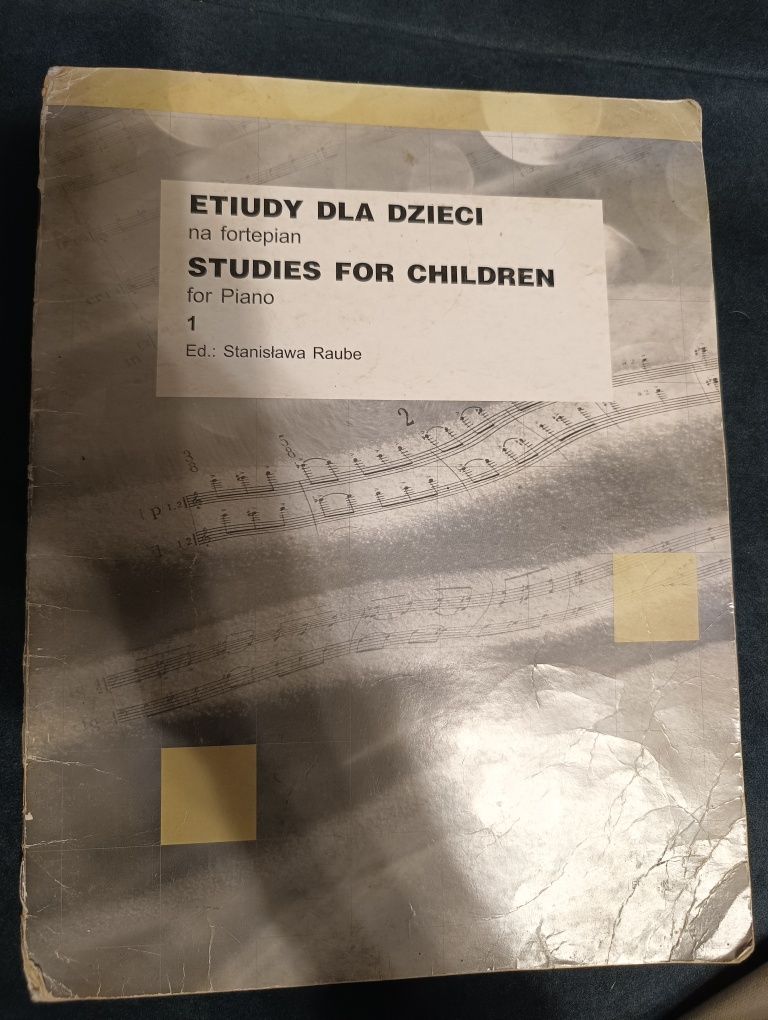 Książka Etiudy dla dzieci na fortepian