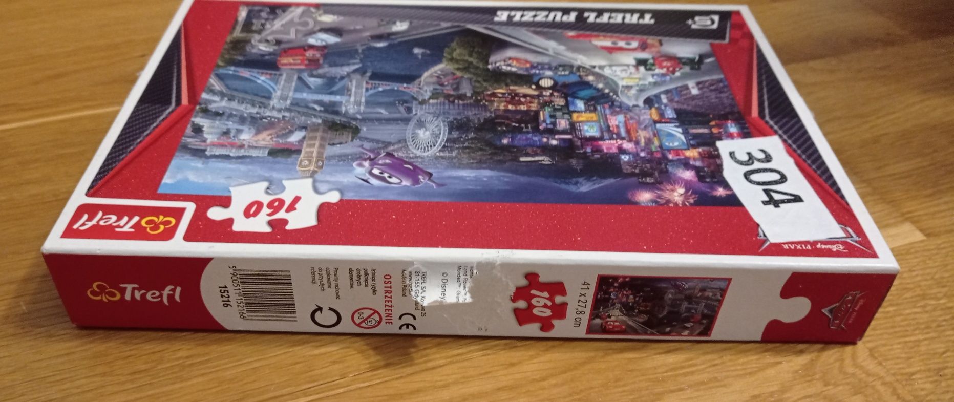 Trefl Disney Pixar puzzle Cars Auta Zygzak McQueen, 160 elementów