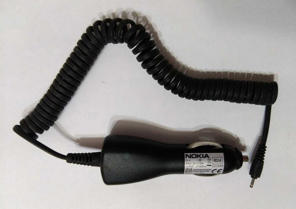 Оригинальное зарядное устройство Nokia DC-4 разъем 2мм