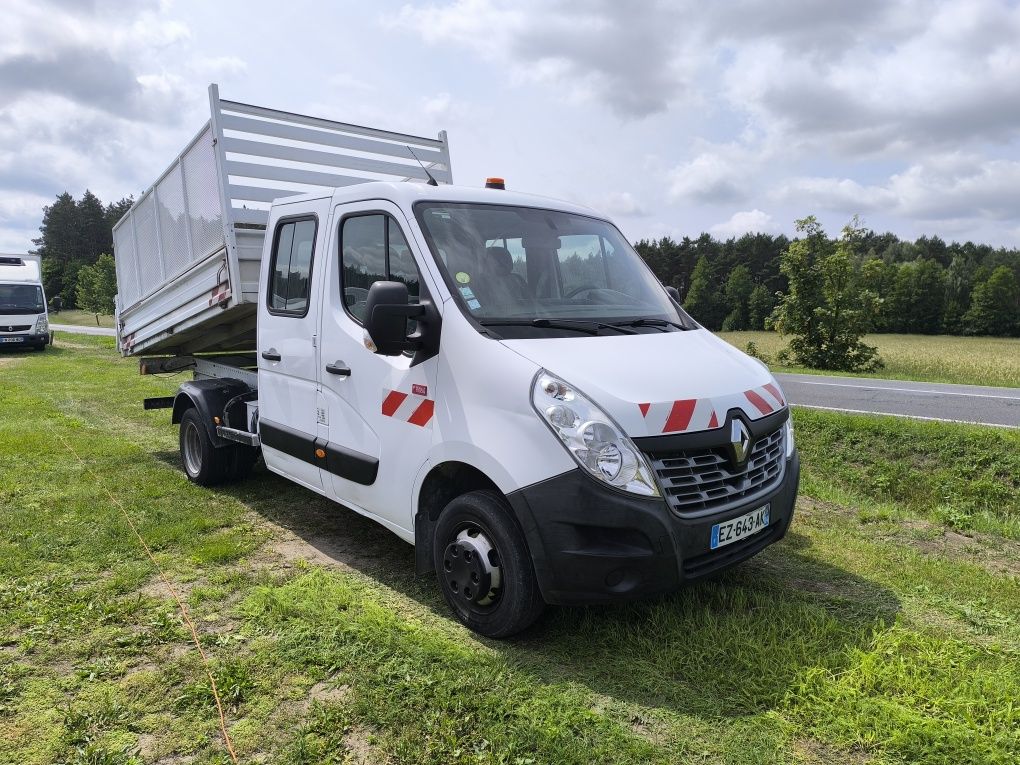 Renault master wywrotka brygadowka 6-osobowa