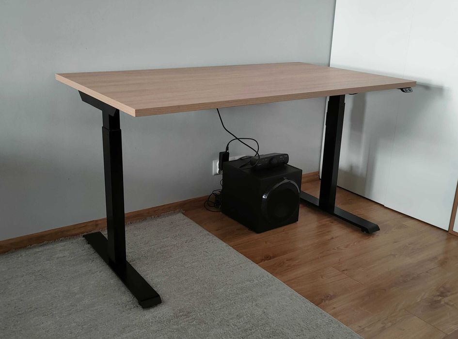 biurko elektryczne electric desk table meble stół 140x80