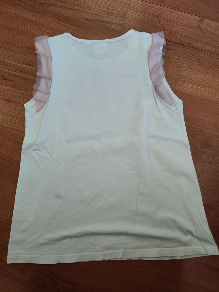 T-shirt branca de menina da Ativo