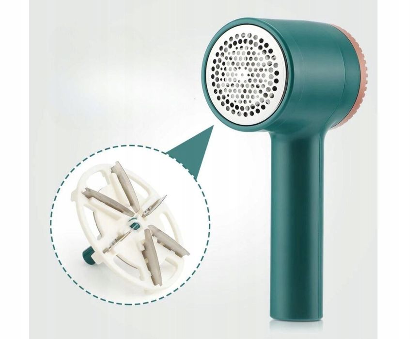 Golarka do ubrań akumulatorowa z wyświetlaczem LCD