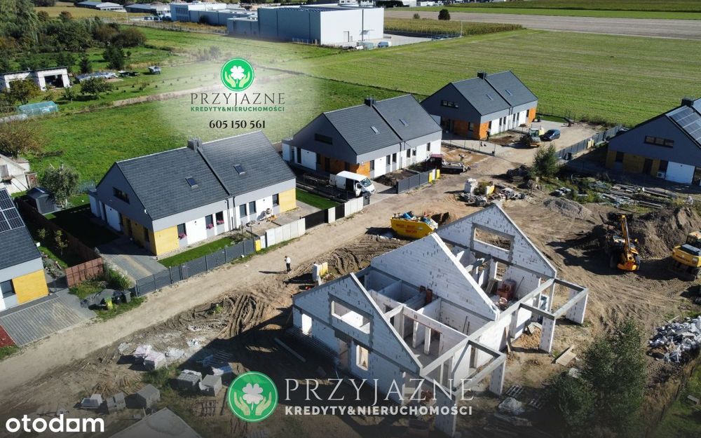 DOMY W ZABUDOWIE BLIŹNIACZEJ -> Pobiedziska ul. Północna/ul. Główna