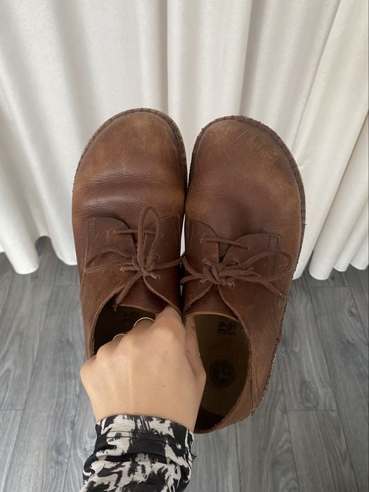 Туфлі birkenstock лофери коричневі