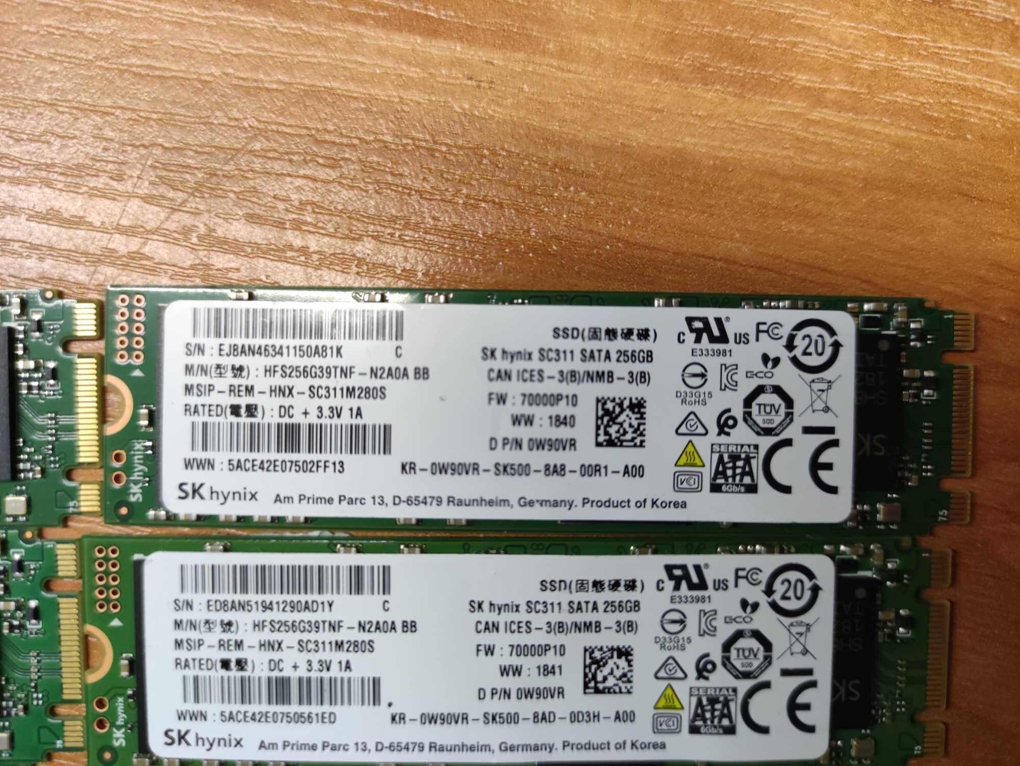 SSD Hynix m.2 2280 NVMe/SATA 3 256gb