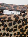 Vestido Mango tons tigre