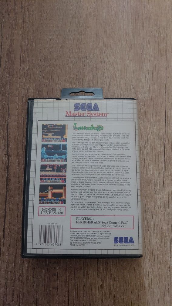 Lemmings Sega Master System