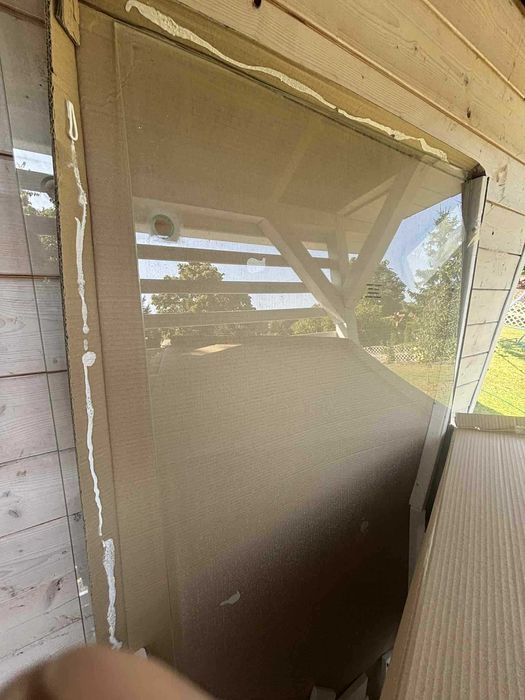 Szyby prysznicowe walk in z zestawu New Trendy Avexa  (nowe)