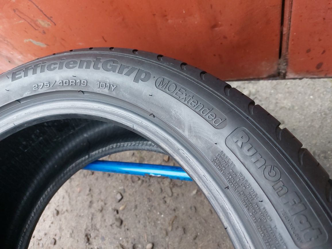 245/45/19+275/40/19 R19 GoodYear Efficient Grip RunFlat 4шт літо шини