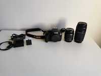 Kit Máquina Fotográfica Canon EOS 4000D com 2 lentes, 2 baterias, ...