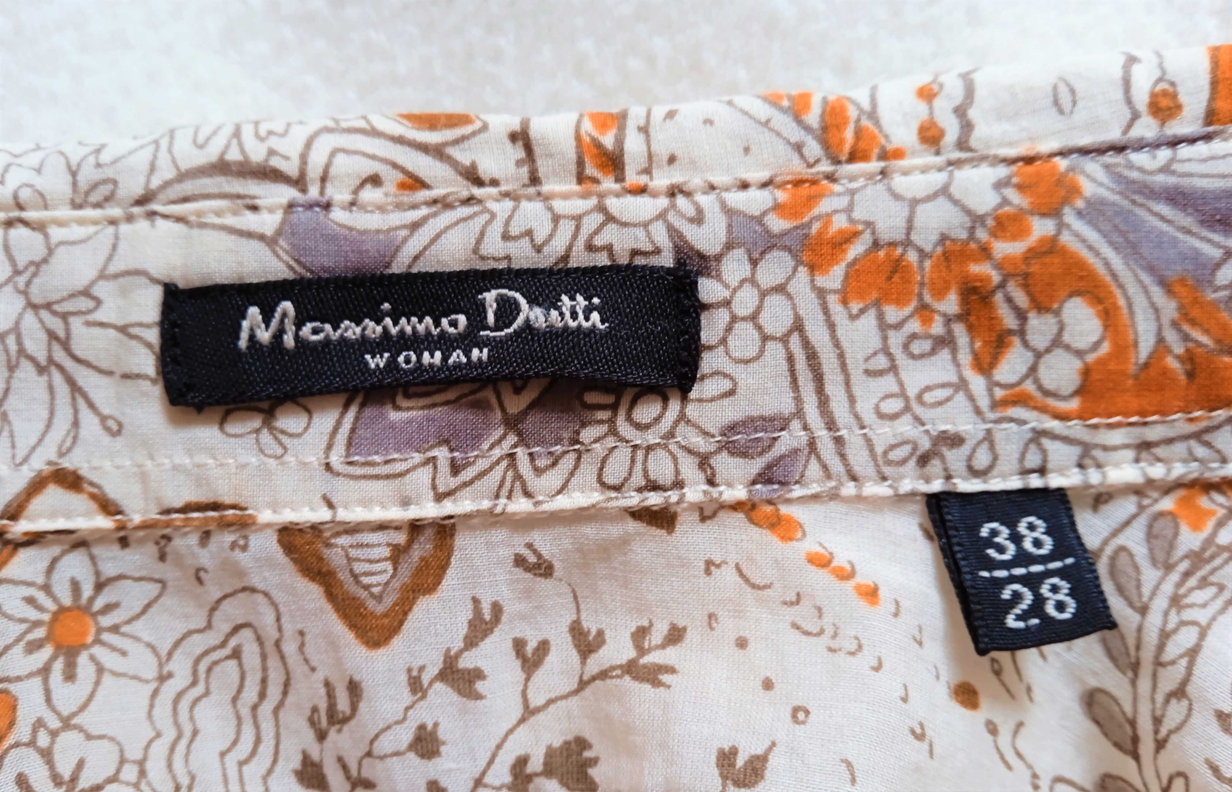 Massimo Dutti koszula bluzka damska z jedwabiem