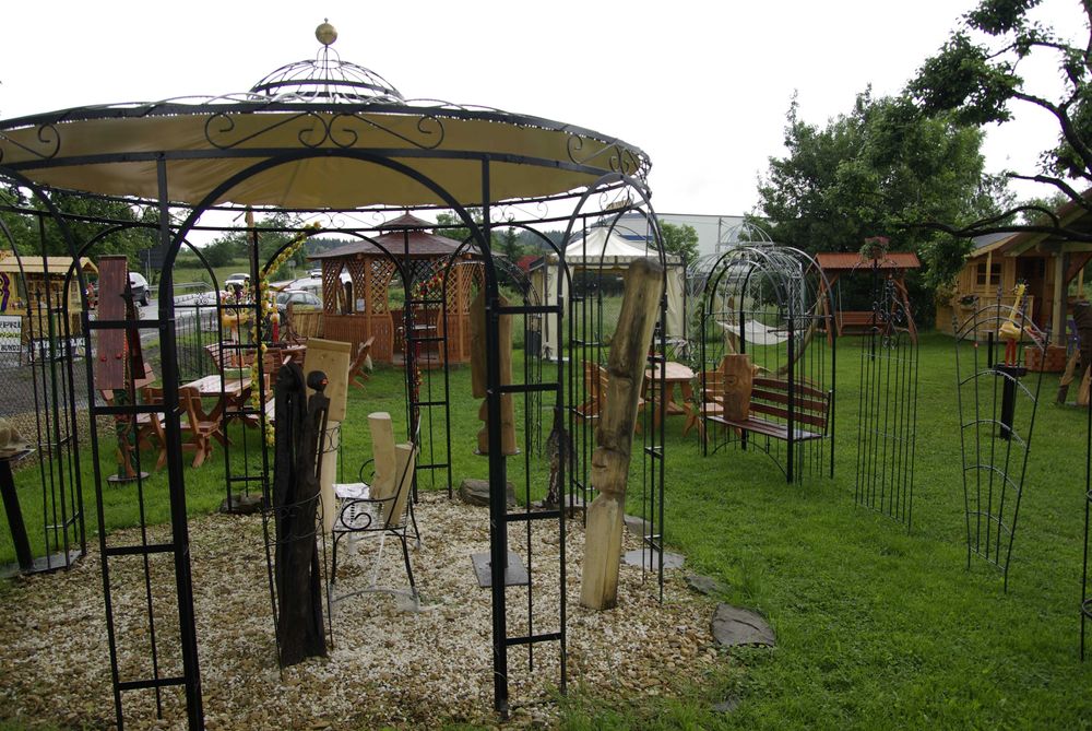 Altana metalowa okrągła