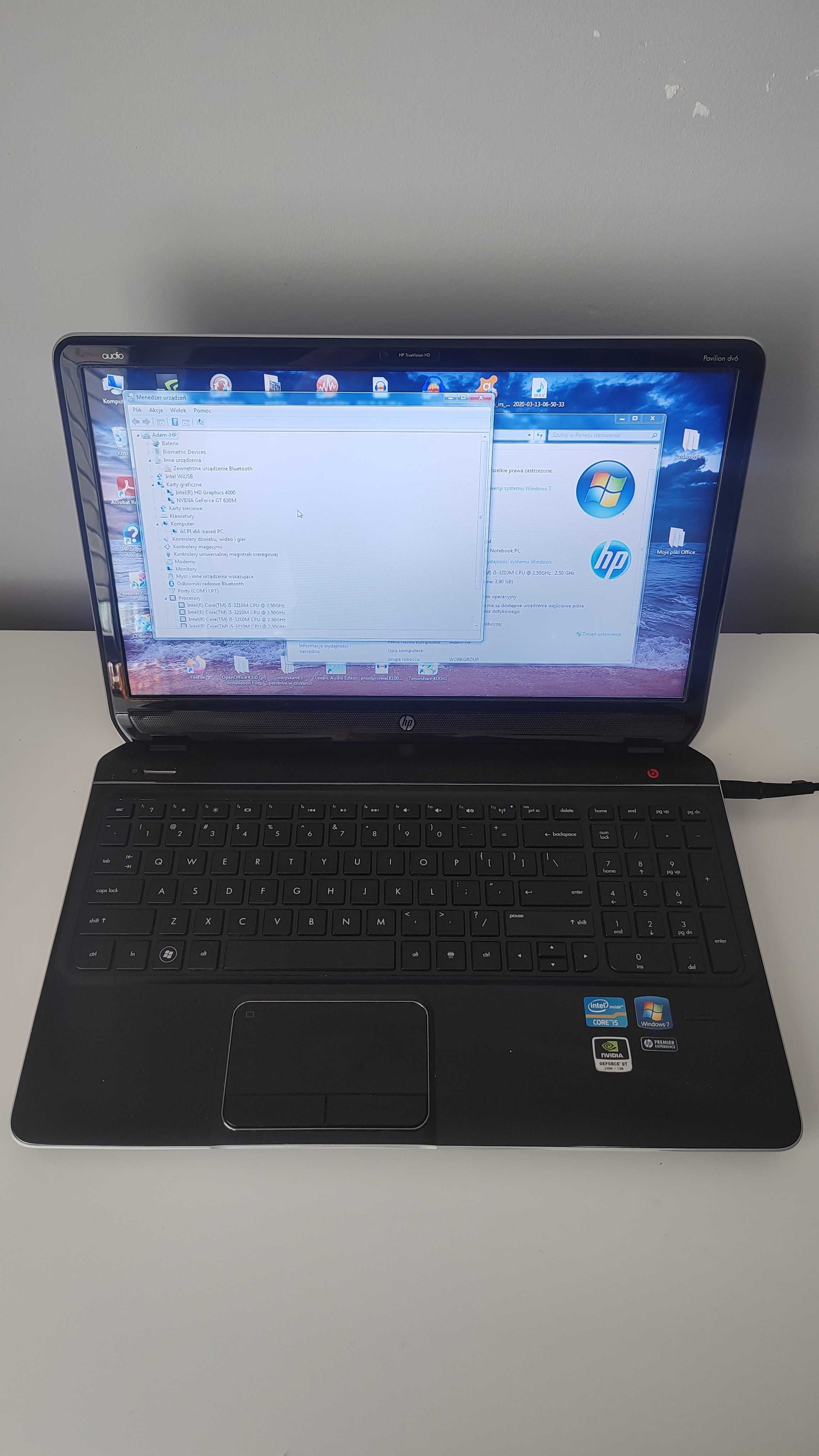 hp DV6 7050SW laptop