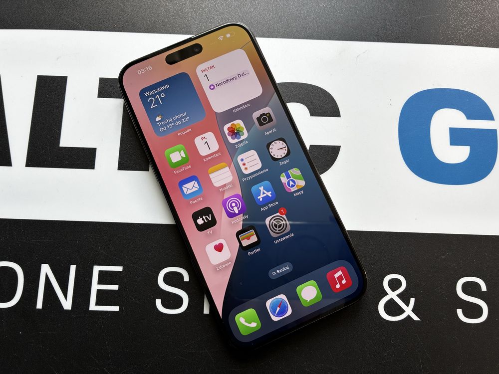 Ladny Apple iphone 15 Pro Max 256GB Black