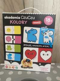 Nowe puzzle czuczu +2 ksiazeczki  akademia koloru