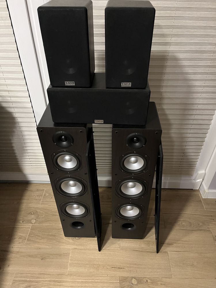 Amplituner Pioneer 527 + glosniki taga harmony 406+ subwoofer tsw 90v2