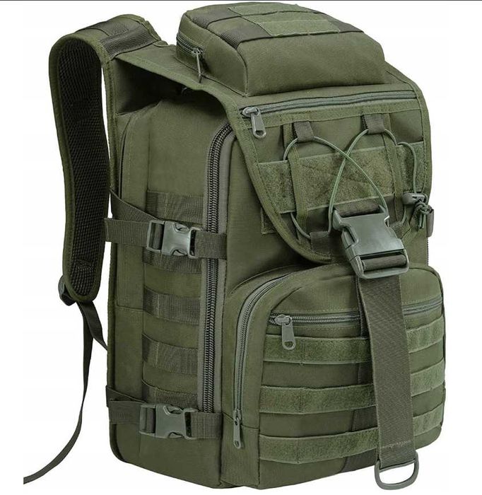 Plecak TAKTYCZNY TURYSTYCZNY 35l SURVIVAL Zielony wodoodporny