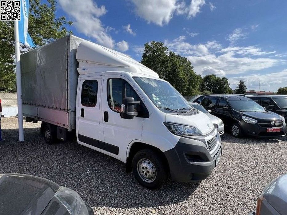 Peugeot BOXER DOKA  4m-DŁUGA Brygadówka Doka 7-osób-Salon PL-Pneumat zawieszenie-Webasto