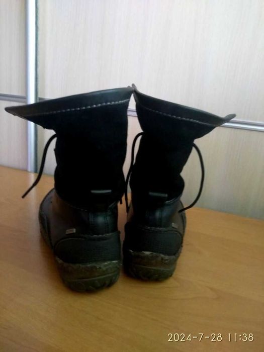 Зимові чорні ботинки чоботи Merrell 38р, 24,5 см