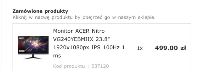 Monitor Acer Nitro