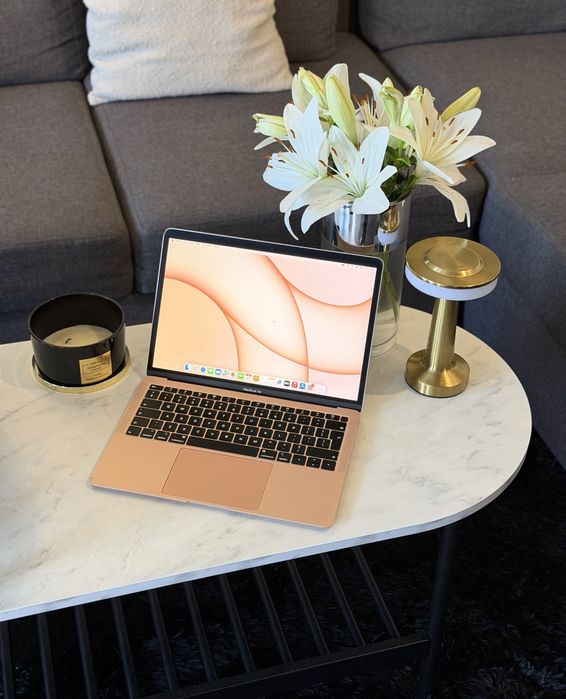 MacBook Air 8/128GB Gold, procesor i5, bateria 90%, gratisy, wysyłka!