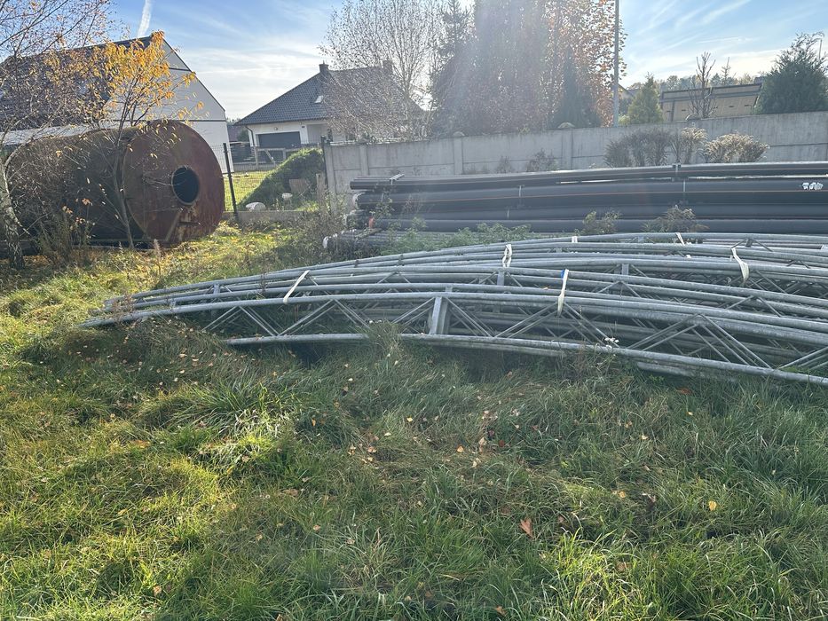 Konstrukcja hali namiotowej