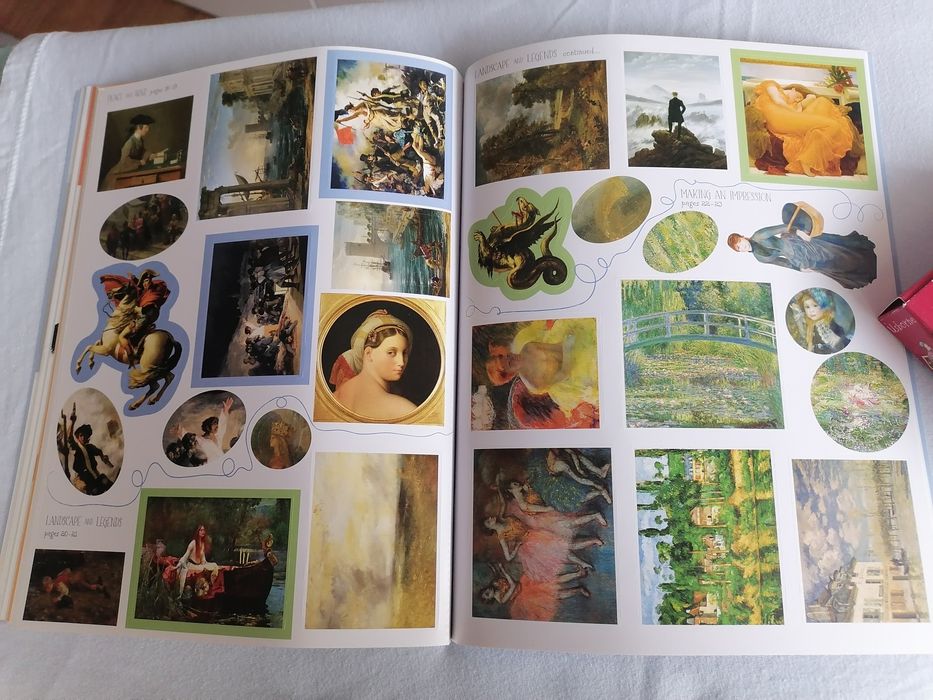Usborbe: Famous Painting, Story of Art Sticker Book