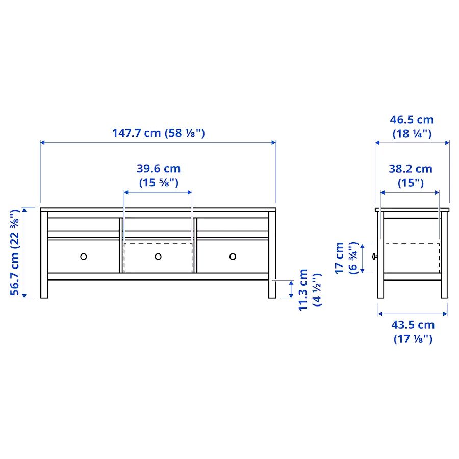 IKEA Hemnes Szafka pod TV