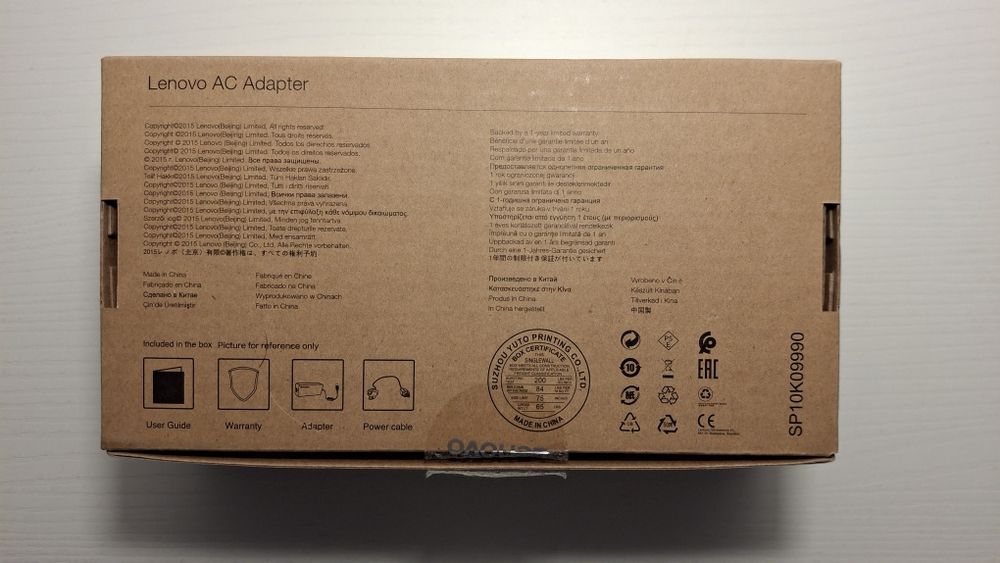 Carregador USB-C Lenovo 65W