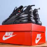 (1861) Кросівки Nike Air Max 270 повністю чорні (41-45) найки найк