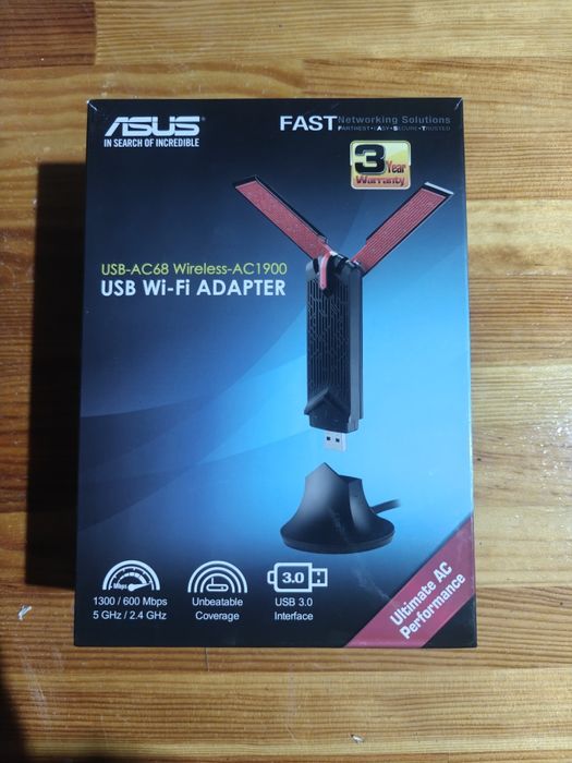 ASUS USB-AC68 Wireless-AC1900 USB Wi-Fi Adapter