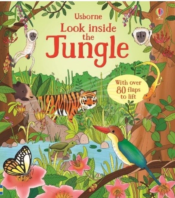 Usborne look inside nature jungle Дитячі книги англійською