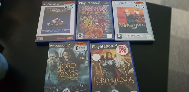 Gry PS2 The Lord of the ring PES3 Club Scooby-Doo