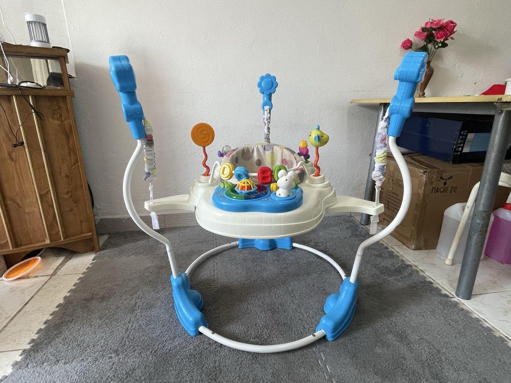 Baby Jumper & Activity Exerciser – Music, Lights, 3 Heights