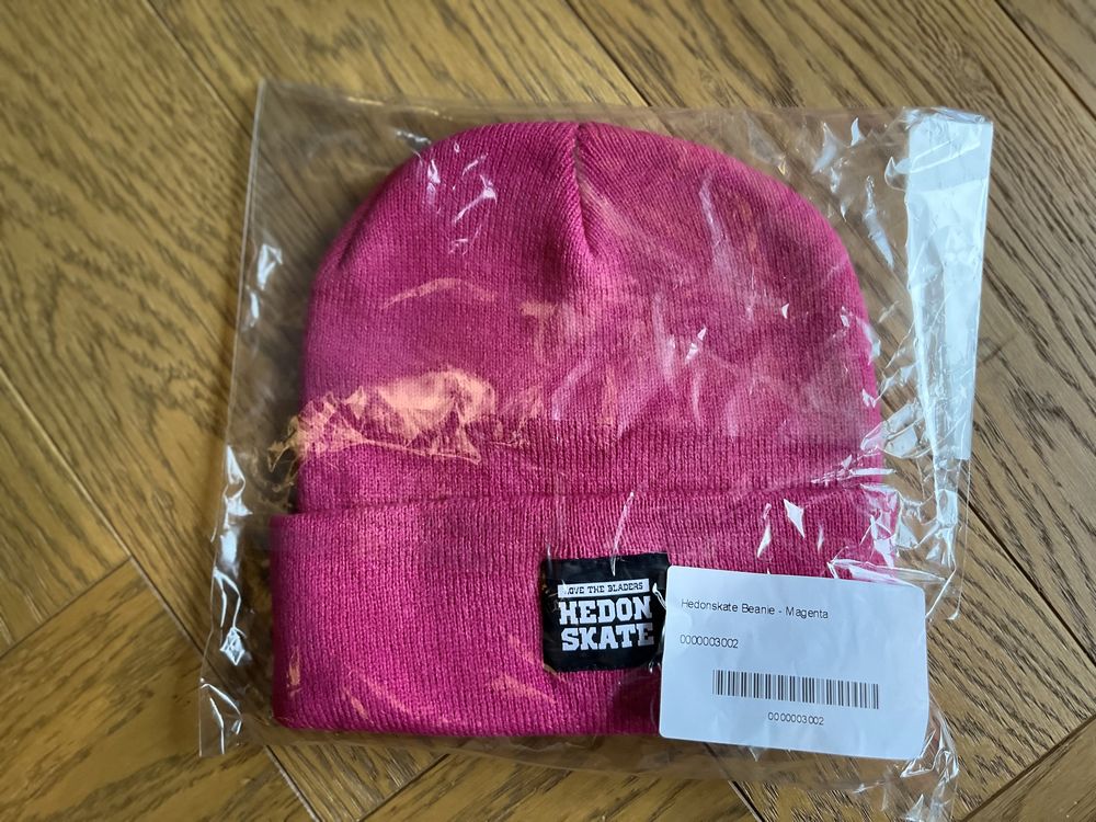 Hipsterska różowa czapka, wiosna / jesień - Hedonskate Beanie