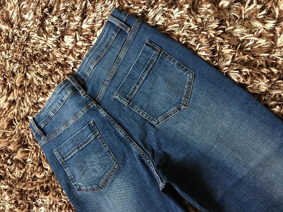 Spodnie jeansowe jeansy damskie rurki MARKS&SPENCER rozmiar 12 40 L