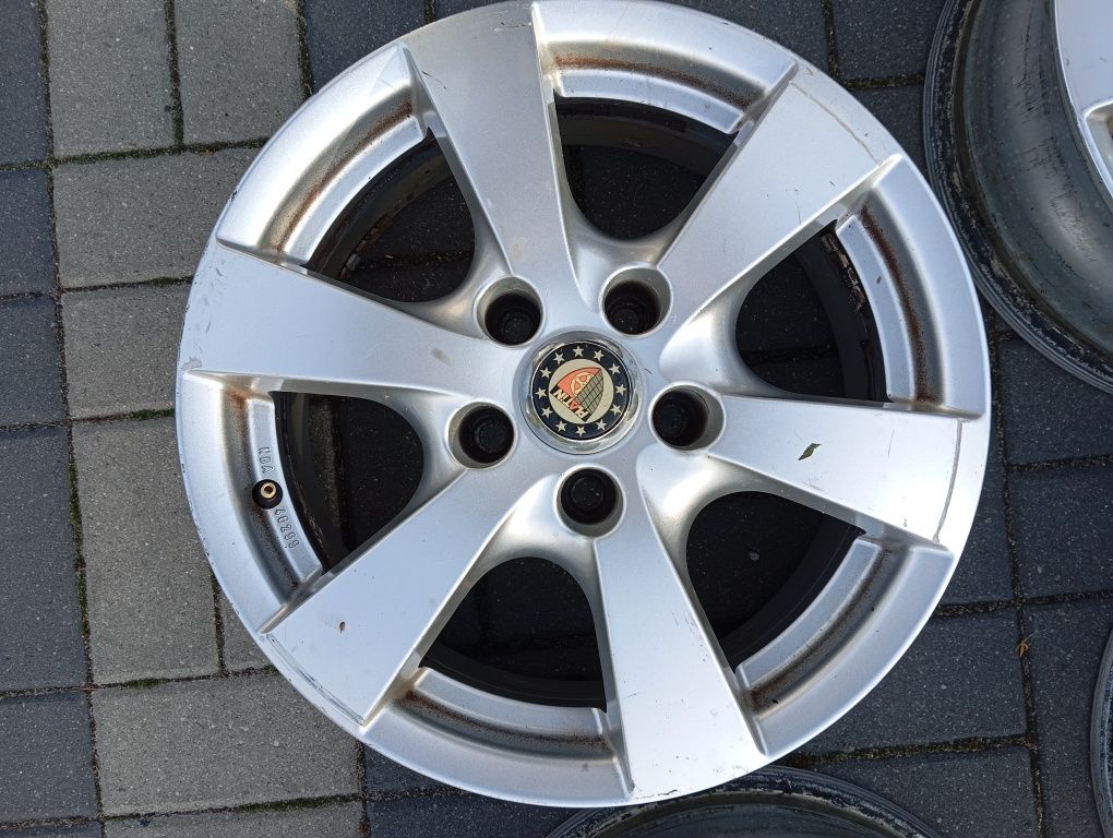 4 Alufelgi Kapsle Renault Nissan Toyota Kia Hyundai Mitsubishi