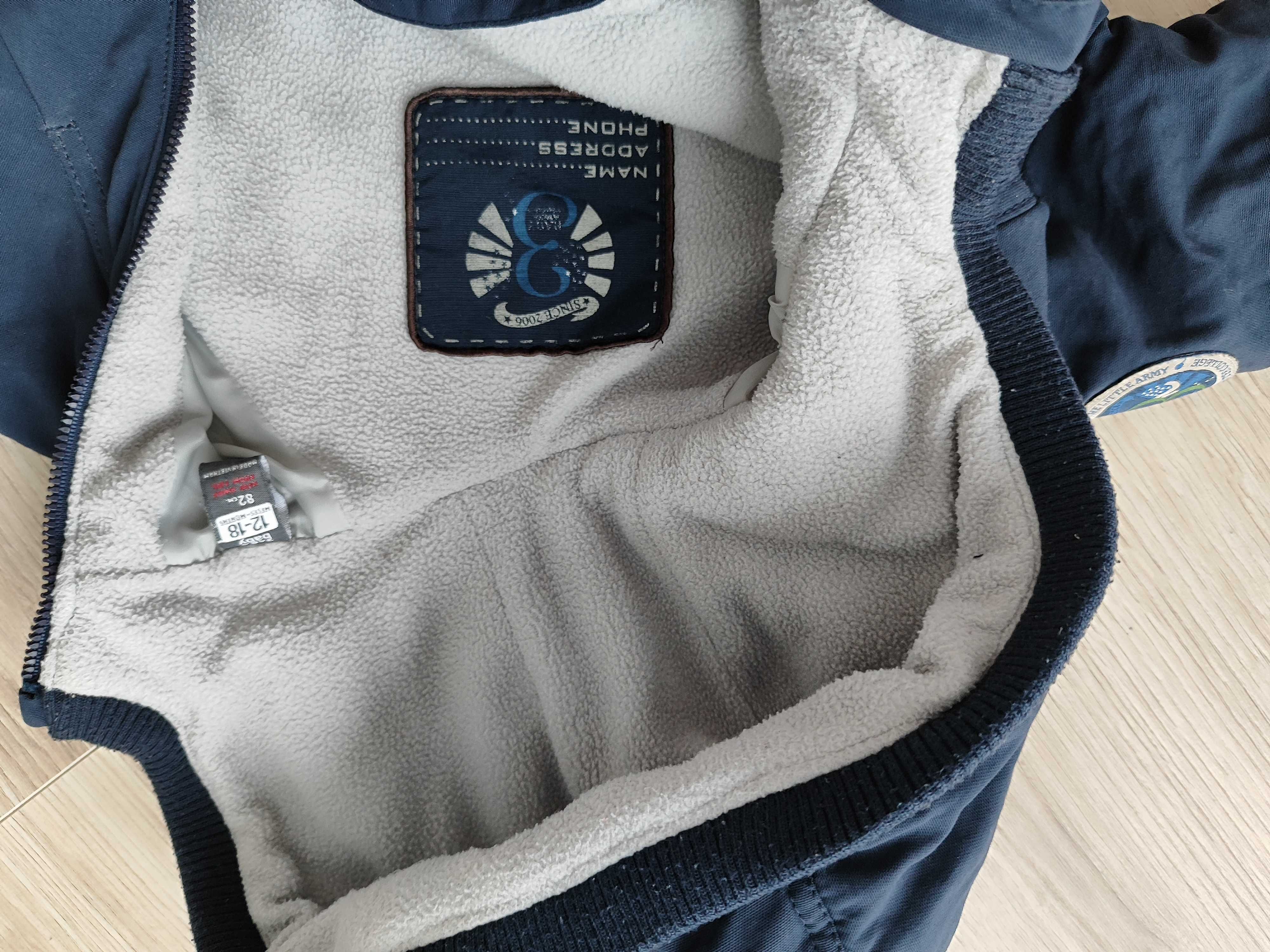 Kurtka dziecięca zimowa 12-18m /rozmiar 82