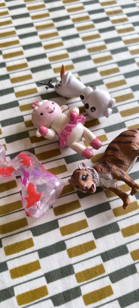 Miniaturas frozen, dra brinquedos, tigre