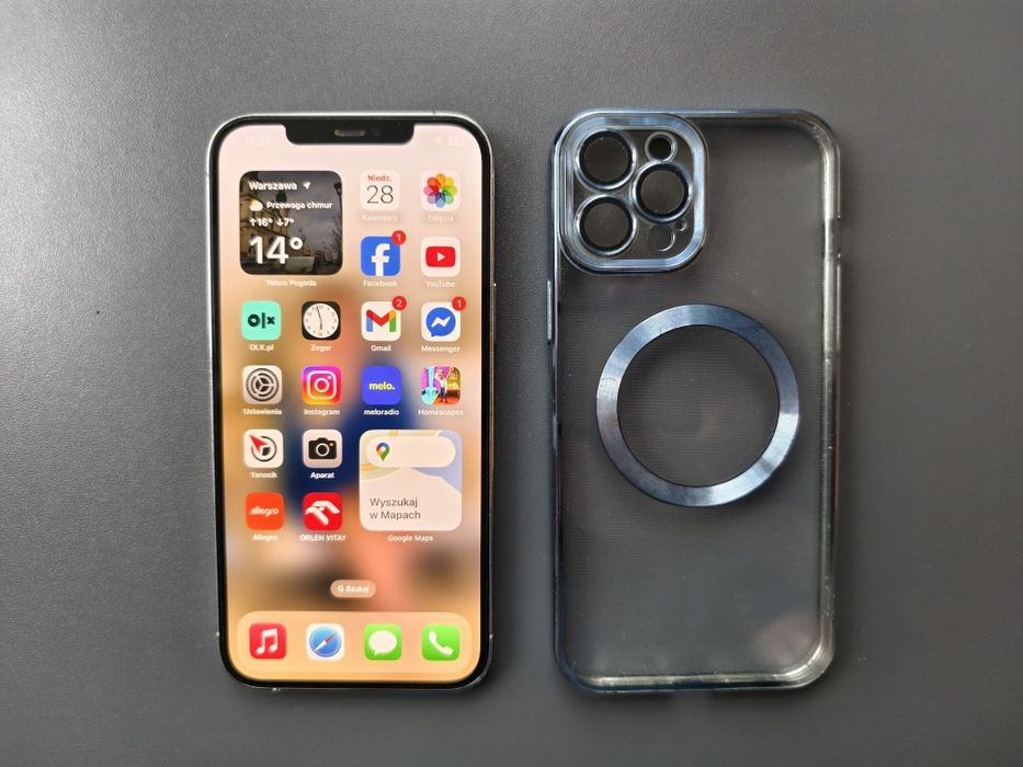 iPhone 12 Pro Max 512gb super zestaw z obiektywem macro 100mm Sandmarc